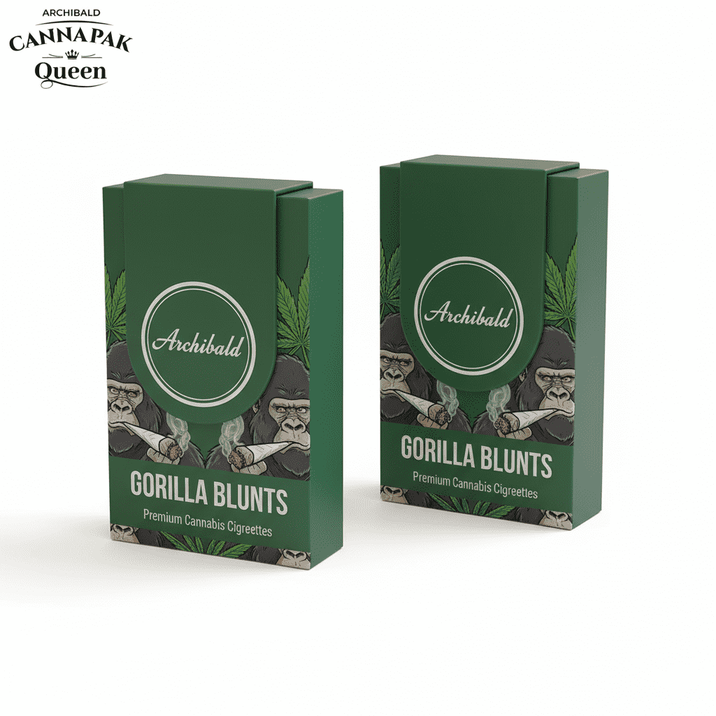 magnetic child-resistant pre roll box custom logo